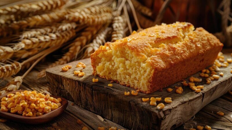 Chleb kukurydziany przepis na prosty, puszysty bochenek