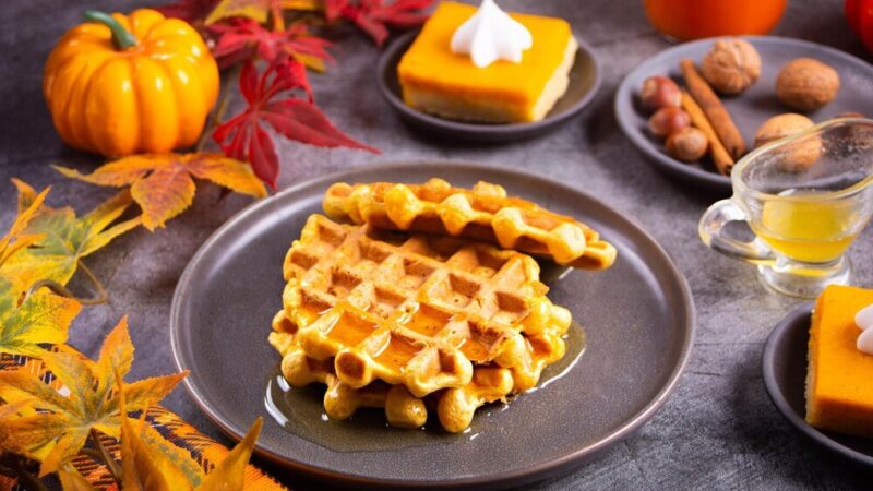 Gofry dyniowe – jesienny deser dla całej rodziny