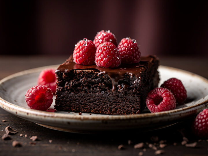 Brownie z malinami – przepis na wilgotne ciasto