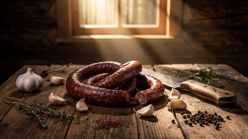 Kiełbasa z jelenia – przepis na domowy wyrób