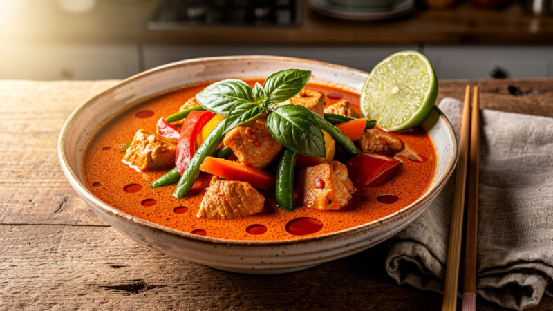 Czerwone curry – przepis na aromatyczne danie