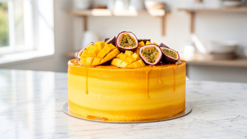 Krem mango-marakuja do tortu – prosty przepis do przekładania