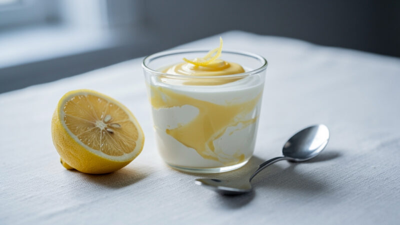 Krem z lemon curd i mascarpone – idealny do ciast